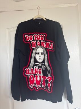 Dolls Kill - MEGAN Oversized Crewneck Sweater - Size XS/S - NWOT